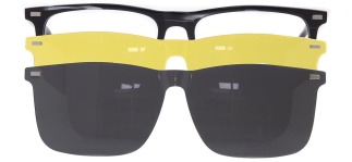 CARETTA CRTTA 7719-C.03 Clipon, Optik Genç Erkek Köşeli Çerçeveli Asetat 