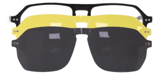 CARETTA CRTTA 7720-C.01 Clipon, Optik Genç Erkek,Kadın,Unisex Geometrik Çerçeveli Asetat 