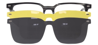 CARETTA CRTTA 7721-C.05 Clipon, Optik Genç Erkek Köşeli Çerçeveli Asetat 