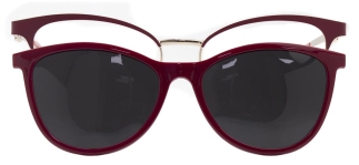CARETTA CRTTA 7724-C.03 Clipon, Optik Genç Kadın Çekik Çerçeveli Metal 
