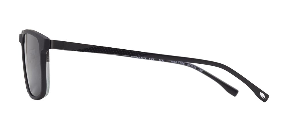 CARETTA CRTTA 7726-C.02 Clipon, Optik Genç,Yetişkin Erkek Köşeli Yarım Çerçeveli Metal - 3