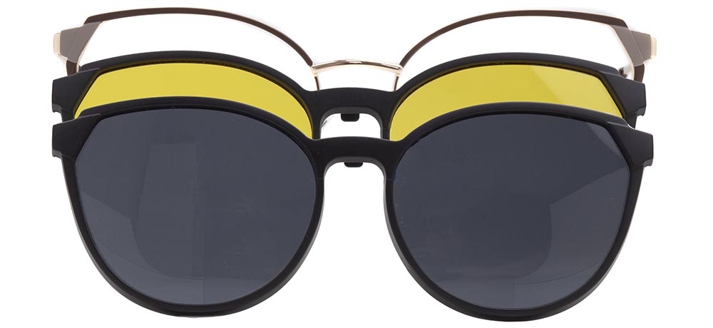 CARETTA CRTTA 7730-C.04 Clipon, Optik Genç Kadın Oval Çerçeveli Metal - 1