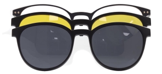 CARETTA CRTTA 7732-C.01 Clipon, Optik Genç Erkek,Kadın,Unisex Oval Çerçeveli Metal 