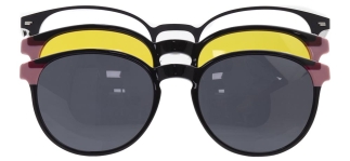 CARETTA CRTTA 7735-C.02 Clipon, Optik Genç Kadın Oval Çerçeveli Metal 