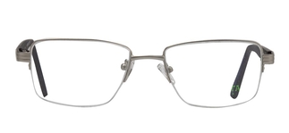 CARETTA CRTTA 7840-C.M01 Optik Genç,Yetişkin Erkek Köşeli Yarım Çerçeveli Metal 