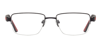 CARETTA CRTTA 7840-C.M06 Optik Genç,Yetişkin Erkek Köşeli Yarım Çerçeveli Metal 