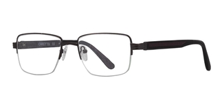 CARETTA CRTTA 7840-C.M119 Optik Genç,Yetişkin Erkek Köşeli Yarım Çerçeveli Metal - CARETTA (1)