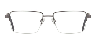 CARETTA CRTTA 7841-C.M02 Optik Genç,Yetişkin Erkek Köşeli Yarım Çerçeveli Metal 