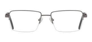 CARETTA CRTTA 7841-C.M02 Optik Genç,Yetişkin Erkek Köşeli Yarım Çerçeveli Metal 