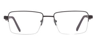 CARETTA CRTTA 7841-C.M119 Optik Genç,Yetişkin Erkek Köşeli Yarım Çerçeveli Metal 