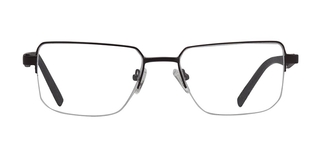 CARETTA CRTTA 7842-C.M119 Optik Genç,Yetişkin Erkek Köşeli Yarım Çerçeveli Metal 