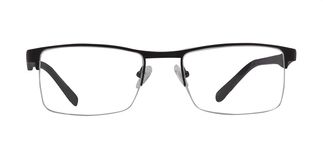 CARETTA CRTTA 7850-C.M06 Optik Genç,Yetişkin Erkek Köşeli Yarım Çerçeveli Metal 