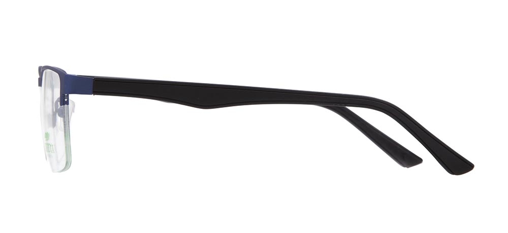 CARETTA CRTTA 7850-C.M118 Optik Genç,Yetişkin Erkek Köşeli Yarım Çerçeveli Metal - 3