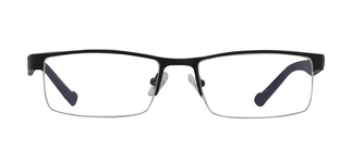 CARETTA CRTTA 7851-C.M06 Optik Genç,Yetişkin Erkek Köşeli Yarım Çerçeveli Metal - CARETTA