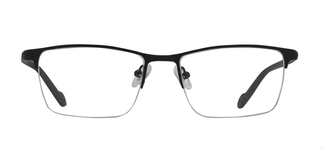 CARETTA CRTTA 7852-C.M06 Optik Genç,Yetişkin Erkek Köşeli Yarım Çerçeveli Metal 