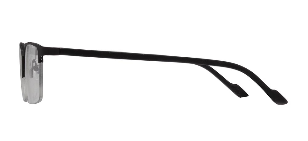 CARETTA CRTTA 7852-C.M06 Optik Genç,Yetişkin Erkek Köşeli Yarım Çerçeveli Metal - 3