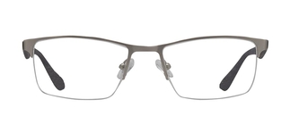 CARETTA CRTTA 7853-C.M01 Optik Genç,Yetişkin Erkek Köşeli Yarım Çerçeveli Metal 