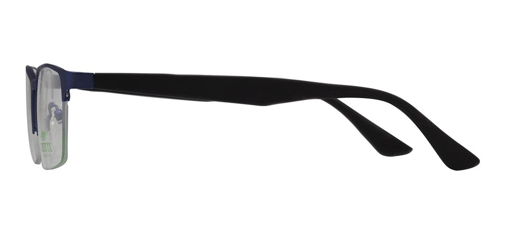 CARETTA CRTTA 7853-C.M118 Optik Genç,Yetişkin Erkek Köşeli Yarım Çerçeveli Metal - 3