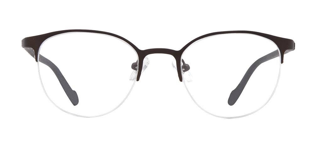CARETTA CRTTA 7875-C.M119 Optik Genç Erkek,Kadın,Unisex Oval Yarım Çerçeveli Metal - 1