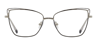 CARETTA CRTTA 7878-C.0601 Optik Genç Kadın Geometrik Çerçeveli Metal 