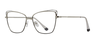 CARETTA CRTTA 7878-C.0601 Optik Genç Kadın Geometrik Çerçeveli Metal - CARETTA (1)