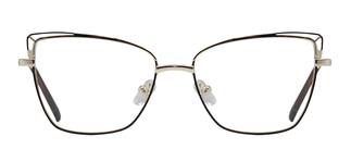 CARETTA CRTTA 7878-C.0603 Optik Genç Kadın Geometrik Çerçeveli Metal 