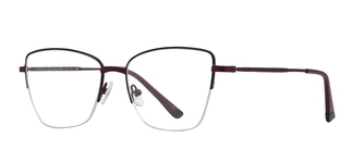 CARETTA CRTTA 7879-C.M0615 Optik Genç Kadın Köşeli Yarım Çerçeveli Metal - CARETTA (1)