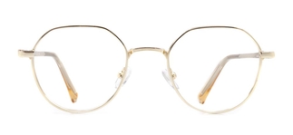 CARETTA CRTTA 7884-C.03 Optik Genç Kadın Gold Çerçeveli Metal 