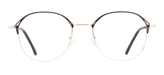 CARETTA CRTTA MTL 7535-C.01 Optik Genç Kadın Oval Çerçeveli Metal 