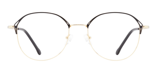 CARETTA CRTTA MTL 7535-C.02 Optik Genç Kadın Oval Çerçeveli Metal 