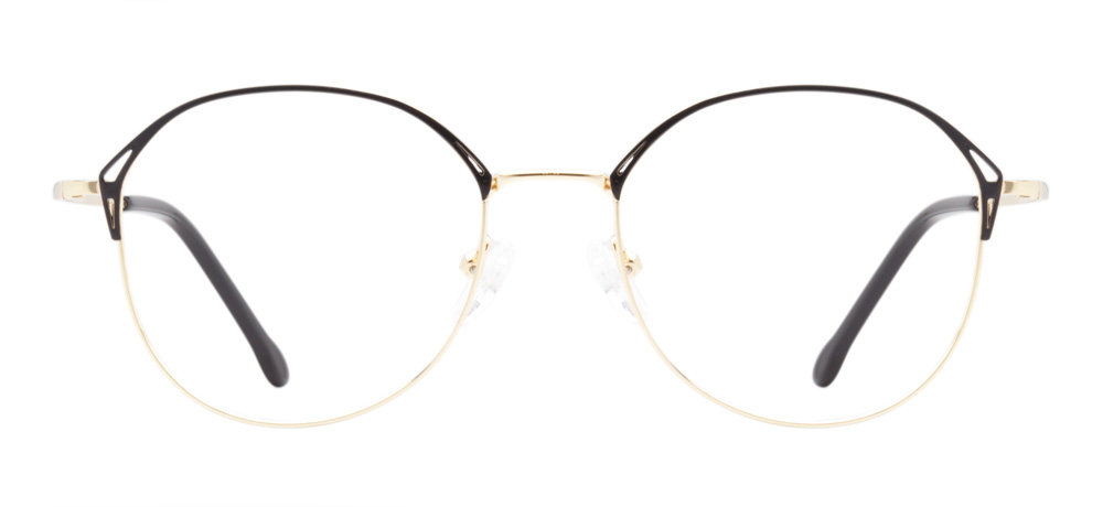 CARETTA CRTTA MTL 7535-C.02 Optik Genç Kadın Oval Çerçeveli Metal - 1
