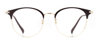 CARETTA CRTTA MTL 7542-C.02 Optik Genç Erkek,Kadın,Unisex Oval Çerçeveli Metal 