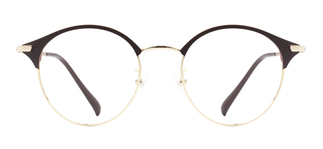 CARETTA CRTTA MTL 7543-C.02 Optik Genç Erkek,Kadın,Unisex Oval Çerçeveli Metal 