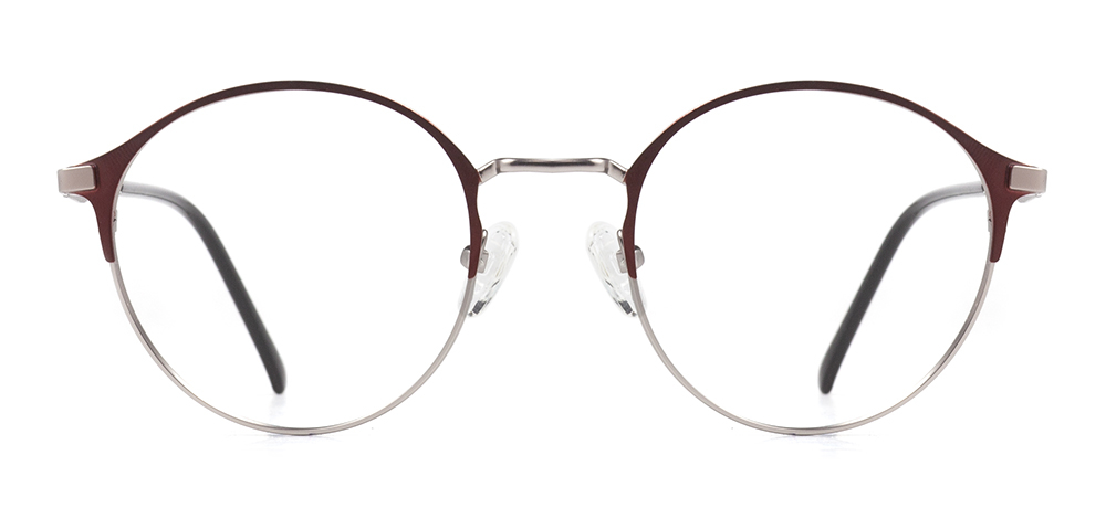 CARETTA CRTTA MTL 7546-C.01 Optik Genç Erkek,Kadın,Unisex Yuvarlak Çerçeveli Metal - 1
