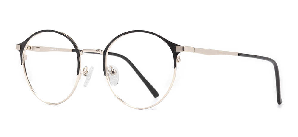 CARETTA CRTTA MTL 7546-C.02 Optik Genç Erkek,Kadın,Unisex Yuvarlak Çerçeveli Metal - 2