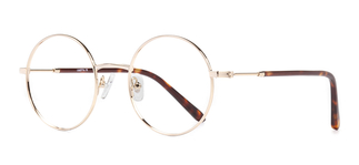 CARETTA CRTTA MTL 7549-C.02 Optik Genç Kadın Yuvarlak Çerçeveli Metal - CARETTA (1)