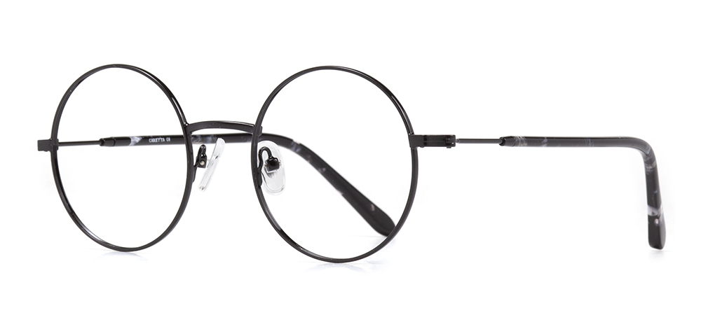CARETTA CRTTA MTL 7549-C.03 Optik Genç Kadın Yuvarlak Çerçeveli Metal - 2