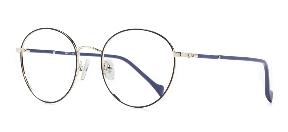 CARETTA CRTTA MTL 7550-C.01 Optik Genç Erkek,Kadın,Unisex Oval Çerçeveli Metal - 2