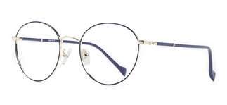 CARETTA CRTTA MTL 7550-C.02 Optik Genç Erkek,Kadın,Unisex Oval Çerçeveli Metal - CARETTA (1)