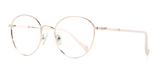 CARETTA CRTTA MTL 7550-C.03 Optik Genç Kadın Oval Çerçeveli Metal - CARETTA (1)