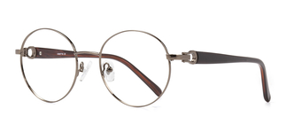 CARETTA CRTTA MTL 7551-C.02 Optik Genç,Yetişkin Kadın Oval Çerçeveli Metal - CARETTA (1)