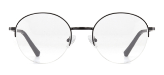 CARETTA CRTTA MTL 7552-C.02 Optik Genç,Yetişkin Erkek,Kadın,Unisex Oval Yarım Çerçeveli Metal 