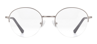 CARETTA CRTTA MTL 7552-C.03 Optik Genç,Yetişkin Erkek,Kadın,Unisex Oval Yarım Çerçeveli Metal 