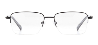 CARETTA CRTTA MTL 7553-C.03 Optik Genç,Yetişkin Erkek Köşeli Yarım Çerçeveli Metal 