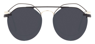 CARETTA CRTTA MTL 7556-C.01 Optik,Güneş Genç Erkek,Kadın,Unisex Köşeli Çerçeveli Metal 