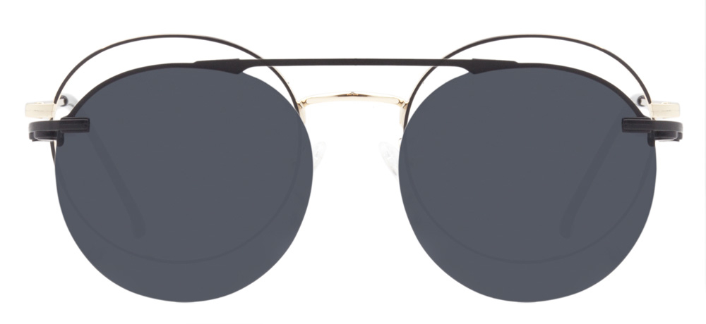 CARETTA CRTTA MTL 7557-C.01 Optik,Güneş Genç Erkek,Kadın,Unisex Yuvarlak Çerçeveli Metal - 1