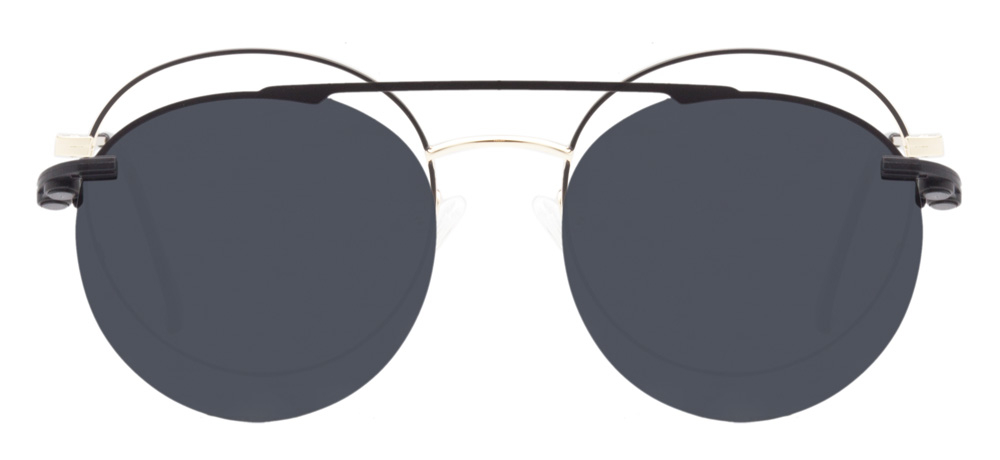 CARETTA CRTTA MTL 7559-C.01 Optik,Güneş Genç Erkek,Kadın,Unisex Yuvarlak Çerçeveli Metal - 1
