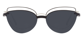 CARETTA CRTTA MTL 7561-C.02 Optik,Güneş Genç Kadın Çekik Çerçeveli Metal 