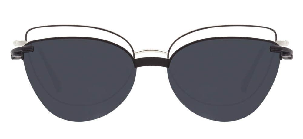 CARETTA CRTTA MTL 7561-C.02 Optik,Güneş Genç Kadın Çekik Çerçeveli Metal - 1