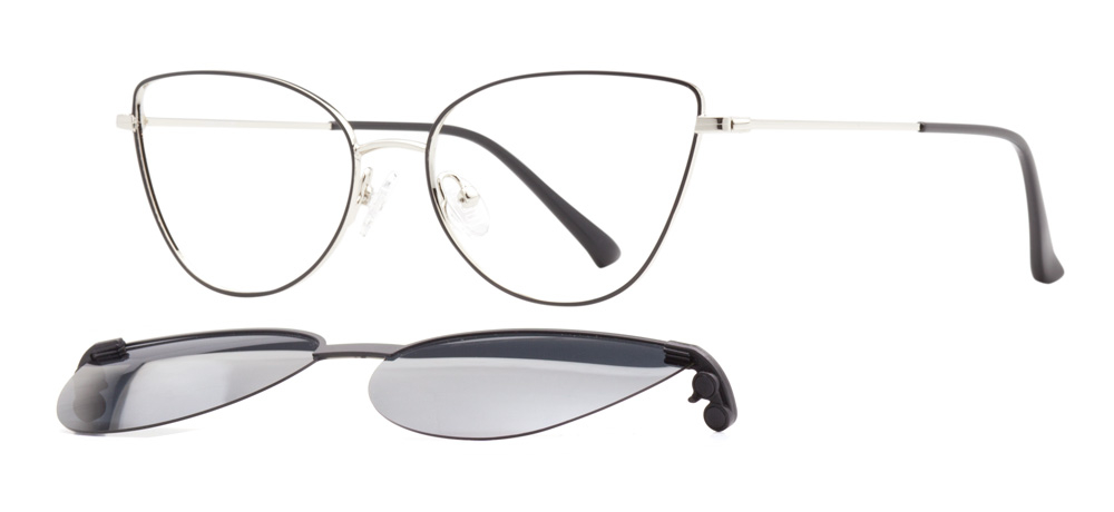 CARETTA CRTTA MTL 7561-C.02 Optik,Güneş Genç Kadın Çekik Çerçeveli Metal - 2
